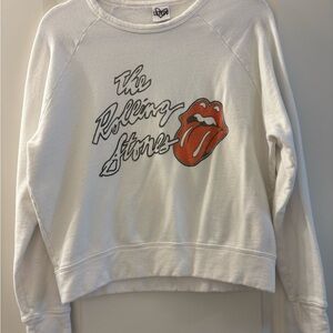 Rolling Stones White Sweater